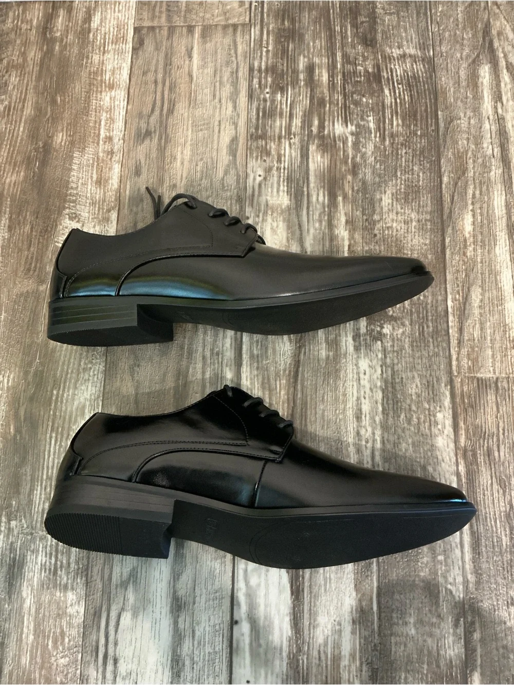 Stacy Adams Black Patent Leather Derby Shoe Size 12